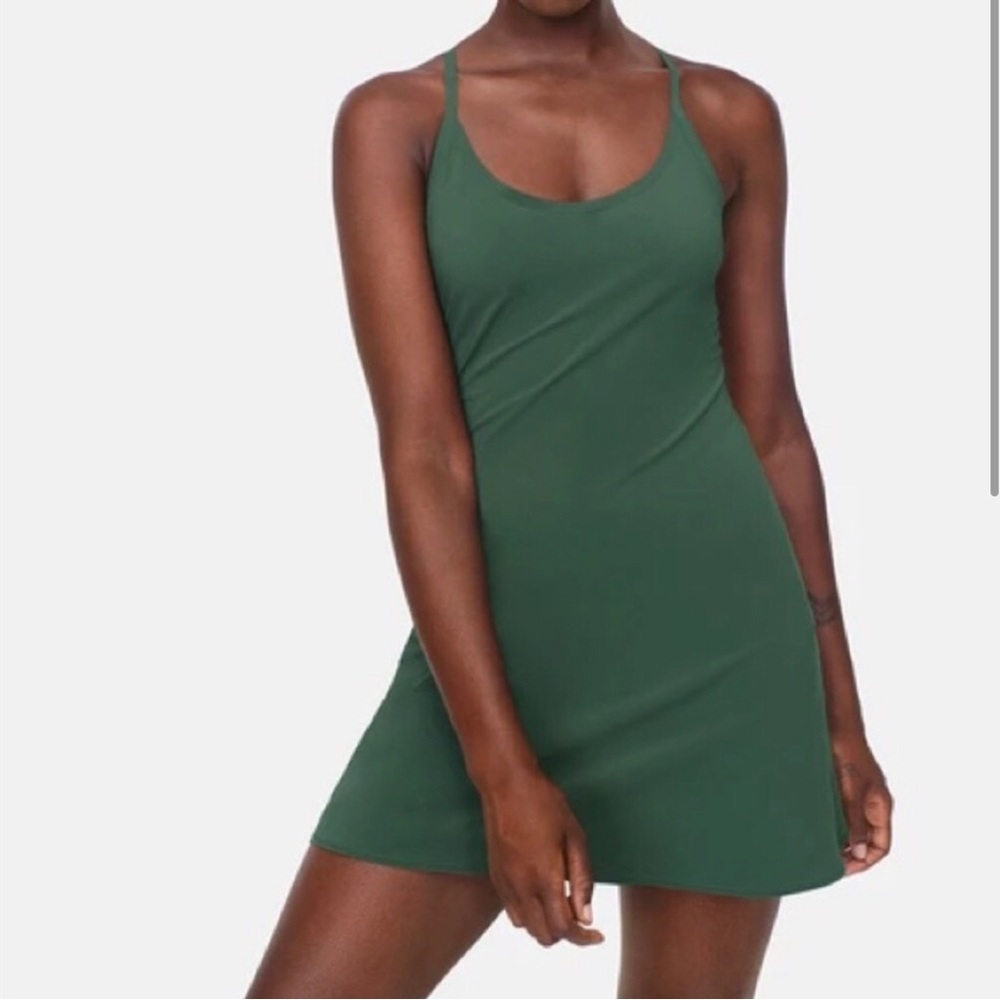 Outdoor Voices Green Exercise Dress